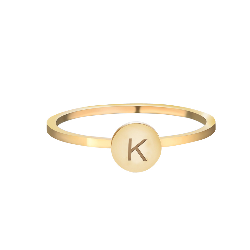 Ring initials k #17